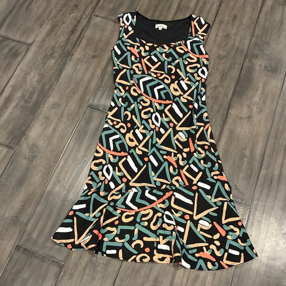 Damsel x The Odells Geometric Afternoon Sunshine Dress - Size Medium - Picture 10 of 16